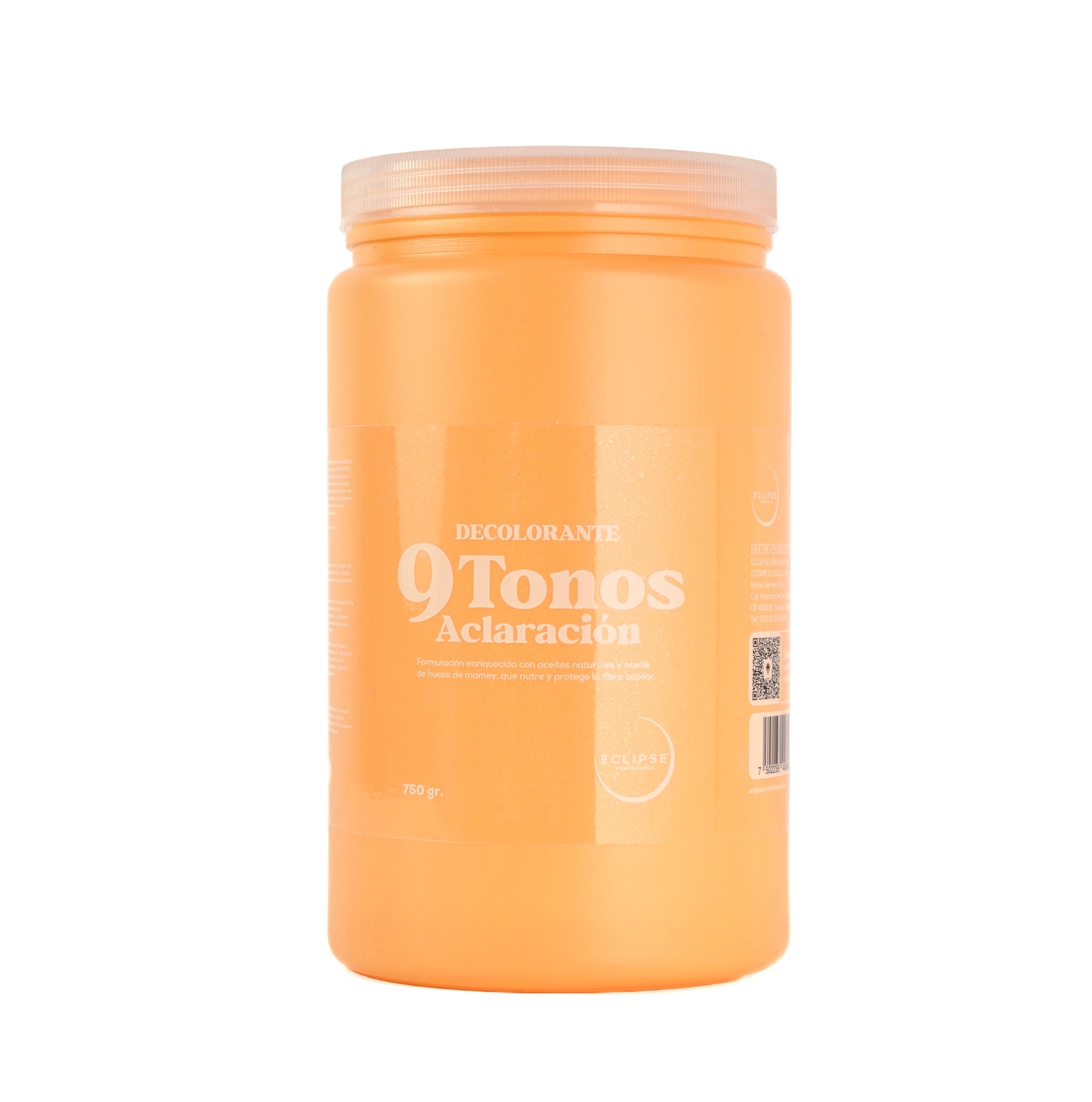 Decolorante 9 Tonos de aclaración 750 GR con Peróxido 1000 ML